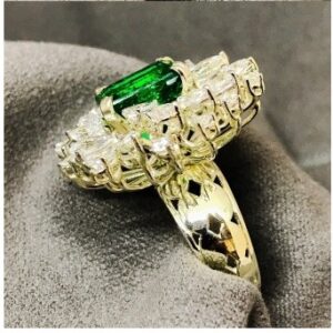 9KT Designer Swarovski Ladies Ring
