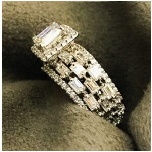 Dazzling Antique 9KT Swarovski Ring