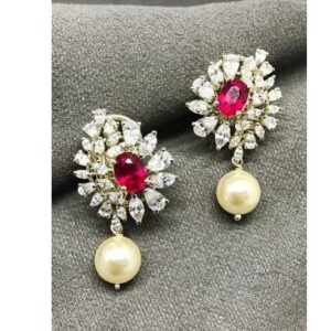 9KT Attractive Swarovski Ladies Earring