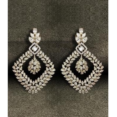 Stylish 9KT  Swarovski Ladies Earring