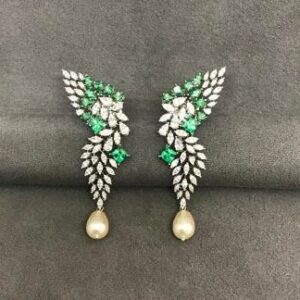 Butterfly Shape 9KT Swarovski Ladies Earring