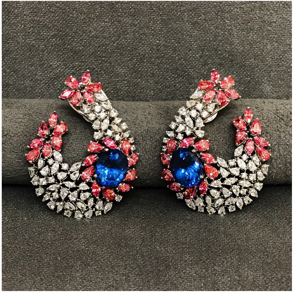 9KT Modern Swarovski  Swarovski Bali