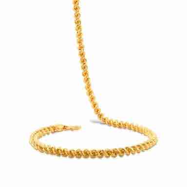 22KT Gold Stylish  Designer Chain