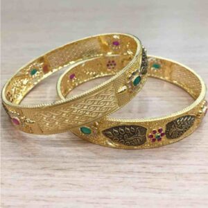 916 Designing Gold Bangle