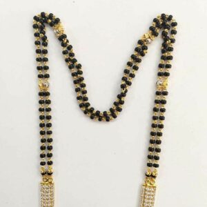 22k Gold Cz Designer Long Mangalsutra DVJ-026