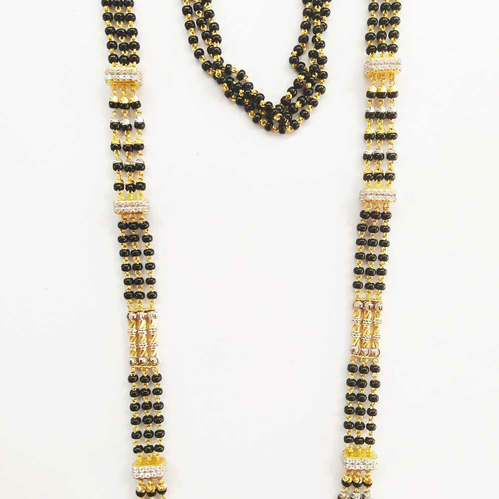 22k Gold Triple Line Designer MS DVJ-025 - Image 3