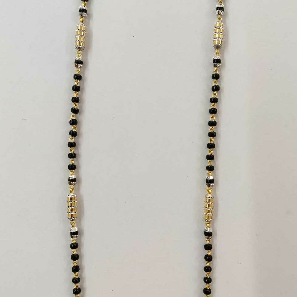 22k Gold Fancy Single Line Mangalsutra DVJ-024 - Image 3