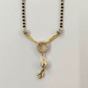 22k Gold Fancy Single Line Mangalsutra DVJ-024
