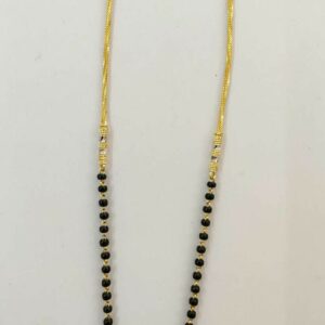 22k Gold Designer Single Line Mangalsutra DVJ-020