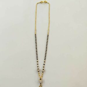 22k Gold Designer Single Line Mangalsutra DVJ-020