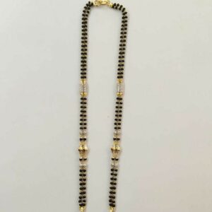 22k gold fancy double line mangalsutra DVJ-019