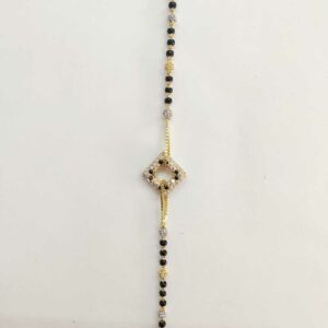 22k Gold Diamond Square Bracelet DVJ-016