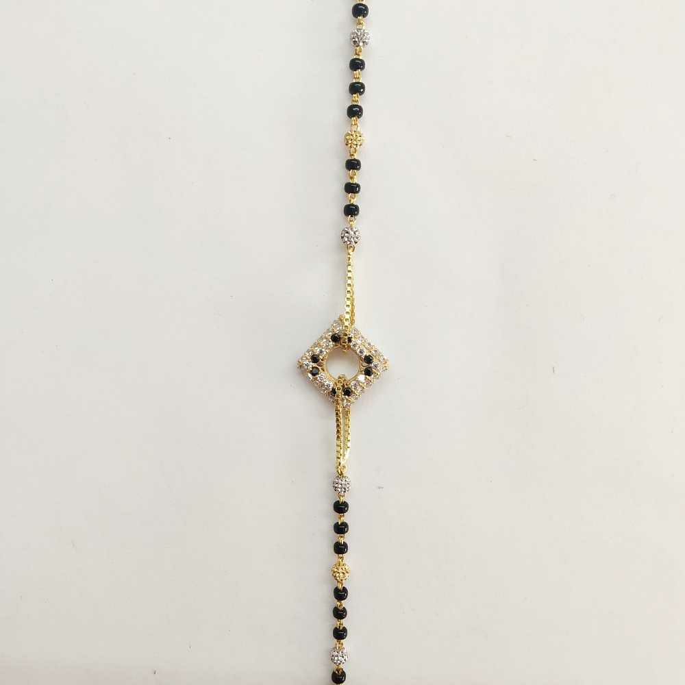 22k Gold Diamond Square Bracelet DVJ-016 - Image 2