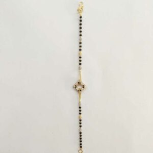 22k Gold Diamond Square Bracelet DVJ-016