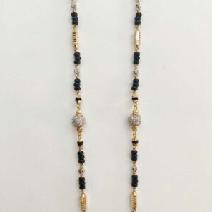 22k Gold Fancy Single Line Mangalsutra DVJ-012