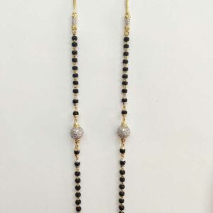 22k Gold Designer Single Line Mangalsutra DVJ-010