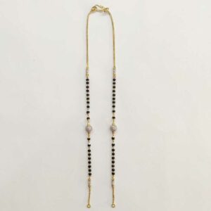 22k Gold Designer Single Line Mangalsutra DVJ-010