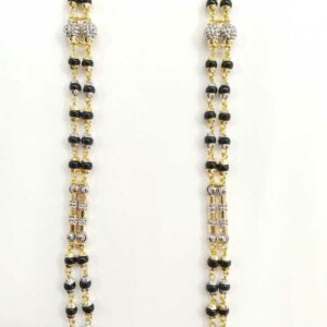 22k Fancy Double Line Mangalsutra DVJ-009
