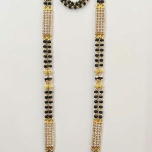 22k Designer Gold Double Line Mangalsutra DVJ-008