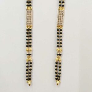 22k Designer Gold Double Line Mangalsutra DVJ-008
