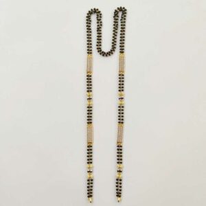 22k Designer Gold Double Line Mangalsutra DVJ-008
