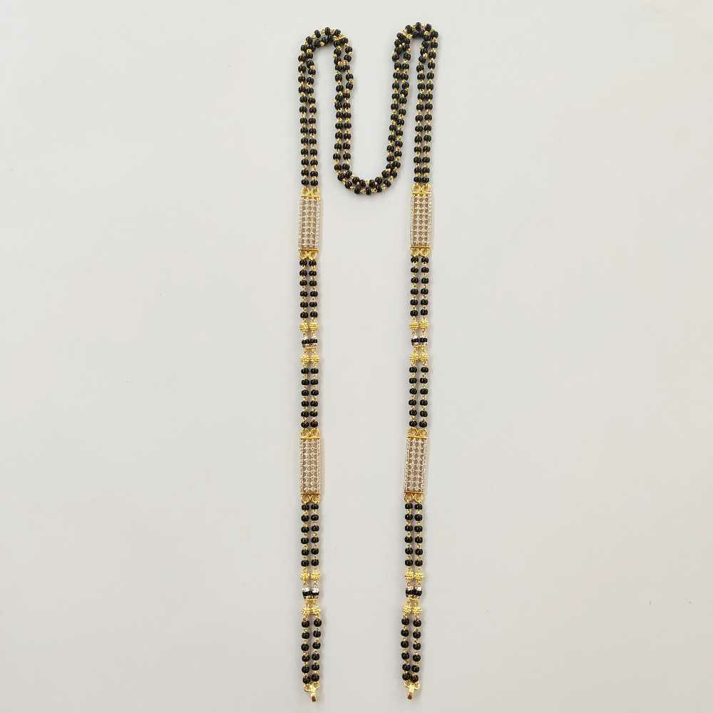 22k Designer Gold Double Line Mangalsutra DVJ-008