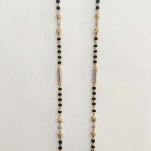 22k Gold Fancy Single Line Mangalsutra DVJ-006