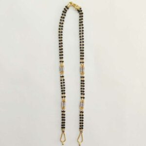 22k Gold Fancy Double Line Mangalsutra DVJ-005