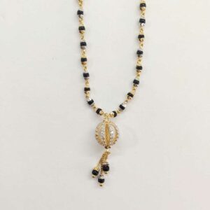 Cz ball designer mangalsutra