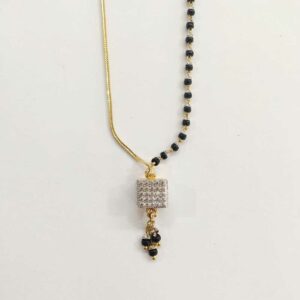 22k cz designer mangalsutra