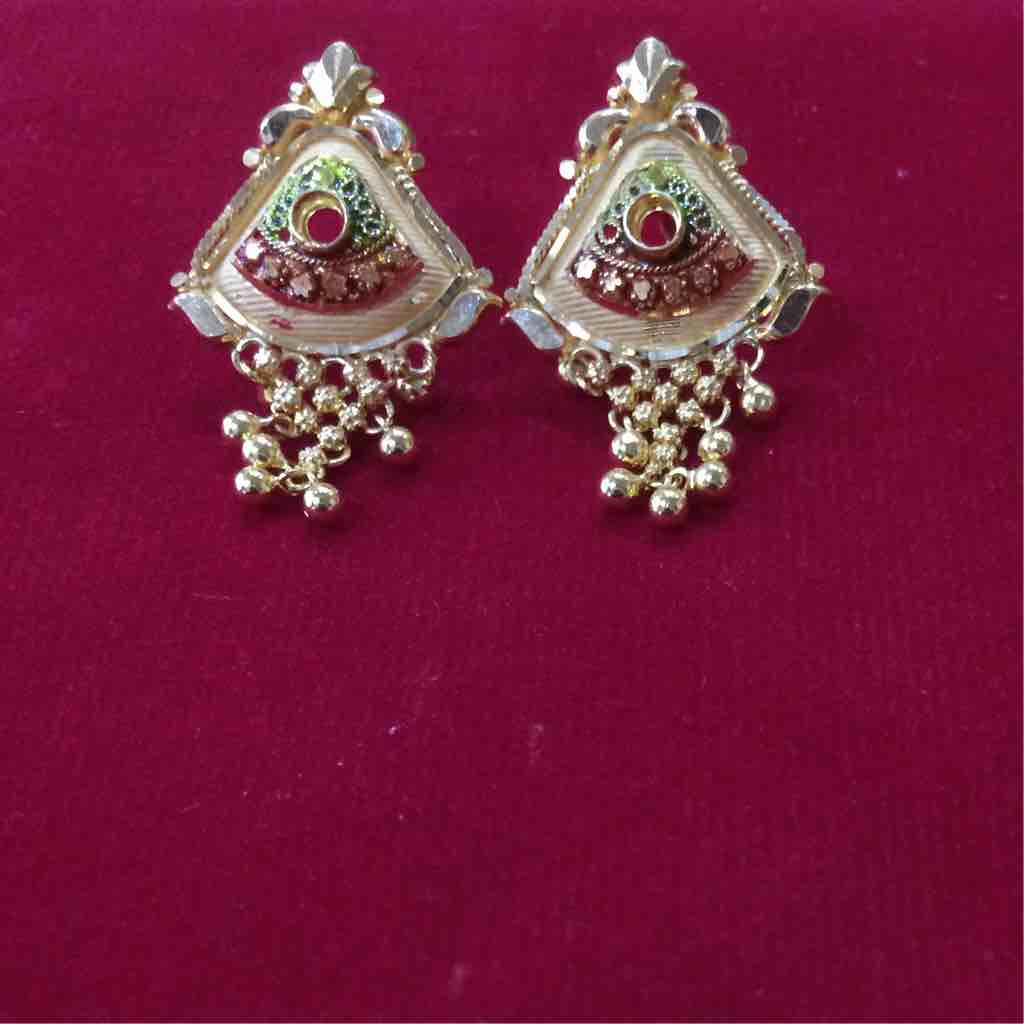 22kt Gold Stylish Classic Butti