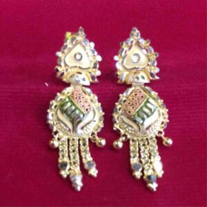 916 Gold Meenakari Ladies Butti