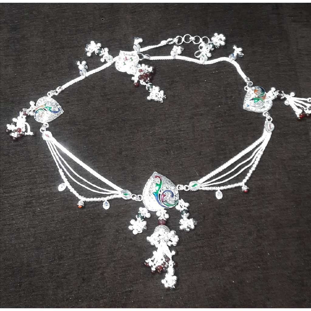 585 Silver Ladies Fancy Waist Belts
