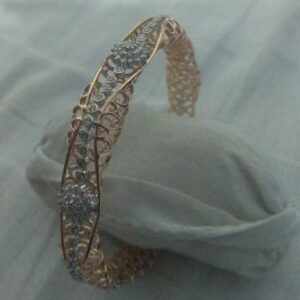 22KT Light Weight Gold Copper Kada