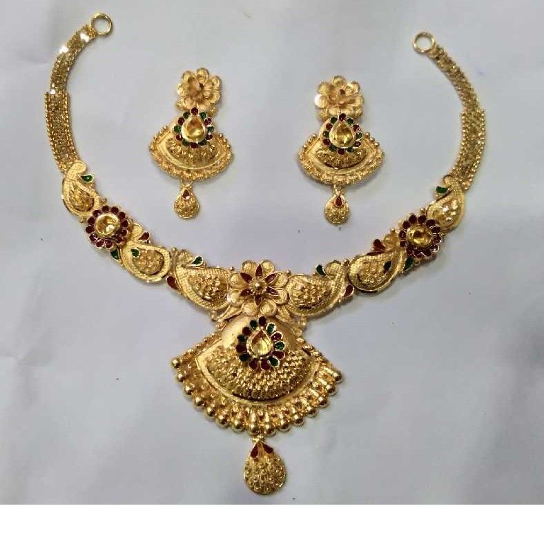 Attractive 22KT Gold Necklace Set