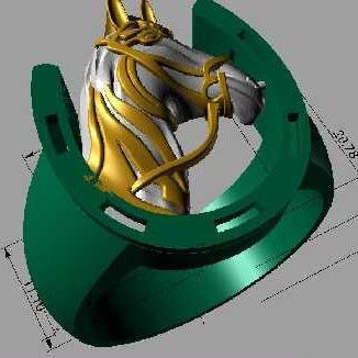 Horse Gents Ring