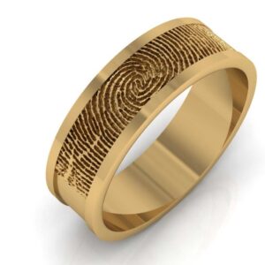 Gold Stylish Impressions Ring
