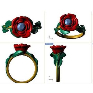 Rose Ring Moulds