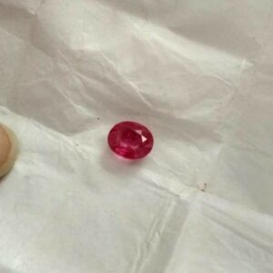 5ct oval pink ruby-manek