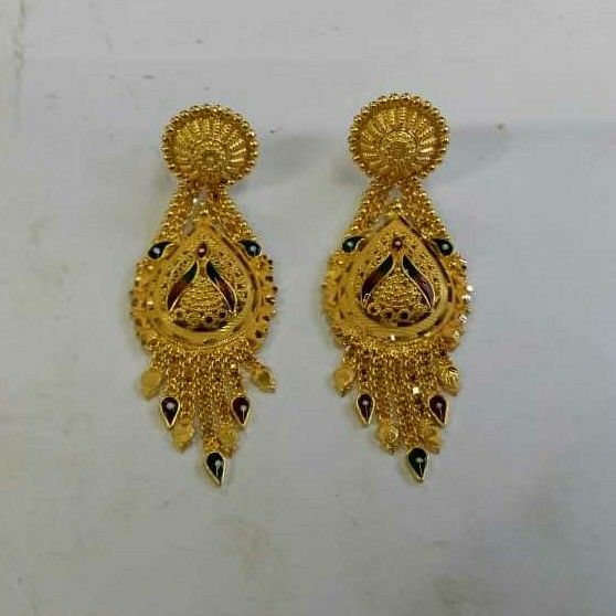 916 Stylish Gold Ladies Butti