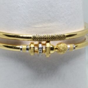 22kt fancy single paip copper kadli new