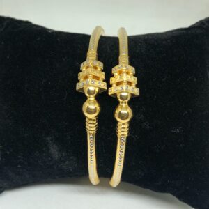 916 Gold Designer Kadli Bangle VN-B12