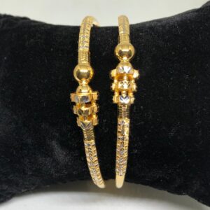 916 Gold Classic Copper Kadli Bangles VN-B08