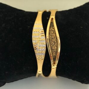 916 Gold Fancy Copper Kadli Bangles VN-B03