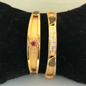 22KT Gold Fancy Bangles VN-B02
