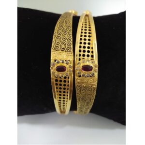 916 Gold Fancy Copper Kadli Bangle VN-B008