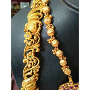 Artificial 1 Gram Gold Bridal Temple Jewellery