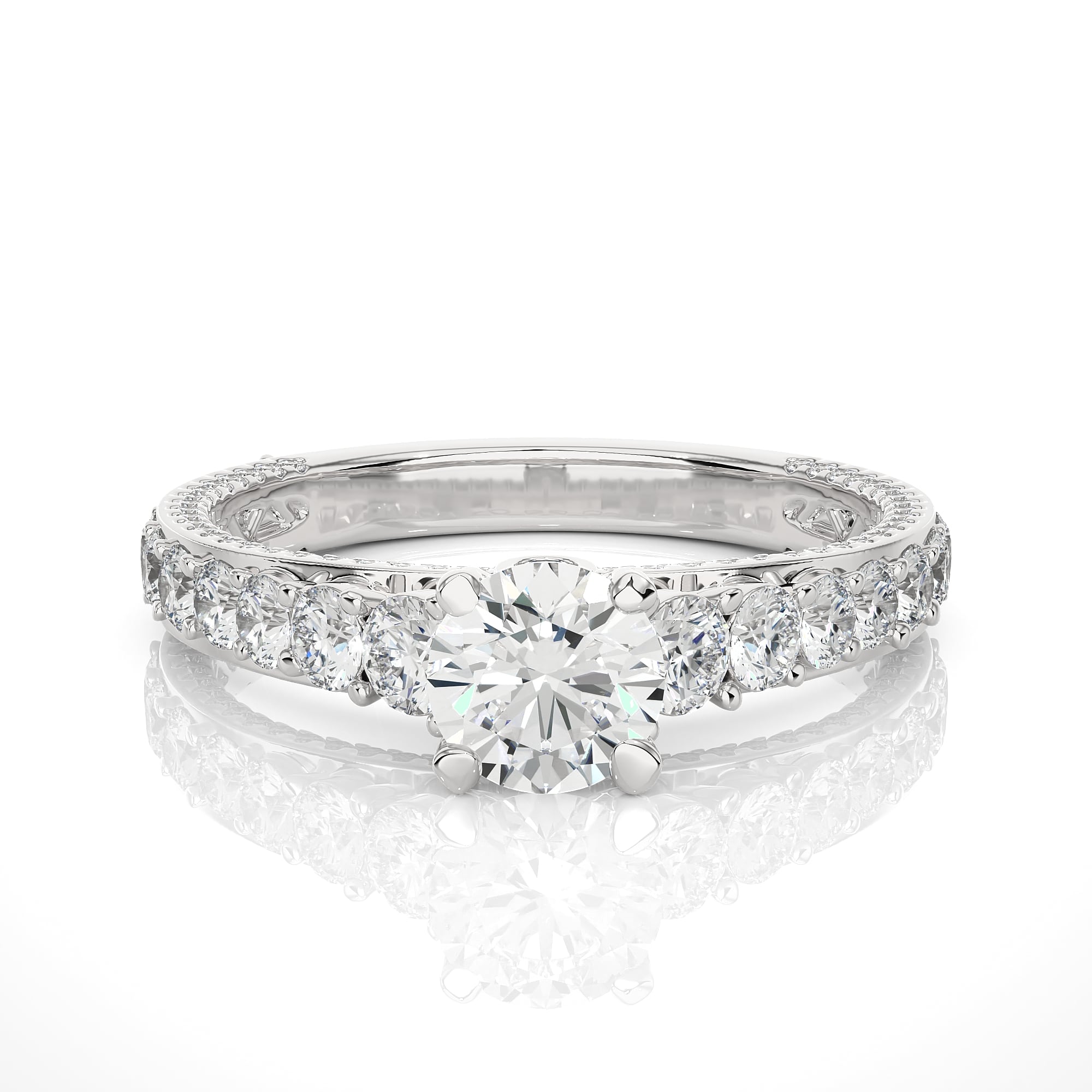 Solitaire Spectacular Ring WG