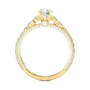 Solitaire Spectacular Ring YG