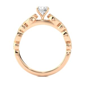 Uniquely Design Solitaire Ring RG